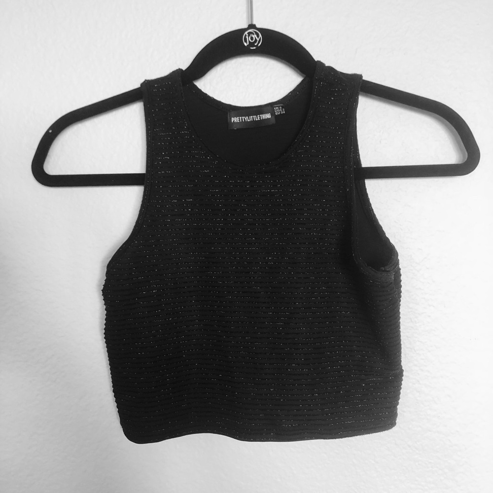 Sparkly crop top